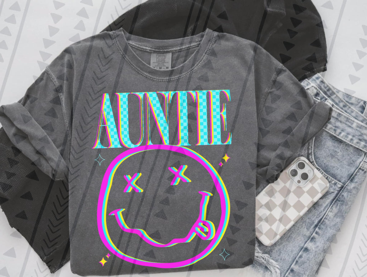 Auntie smiley (TGG) 96072 DTF transfer