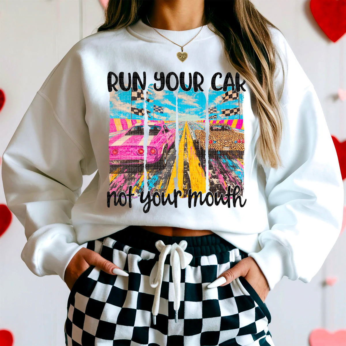 Run your car not your mouth (SDD) 96403 DTF transfer