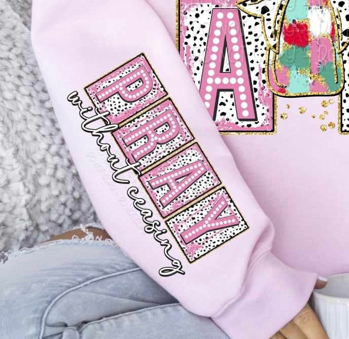 Pray without ceasing blocks sleeve 73705 DTF transfer