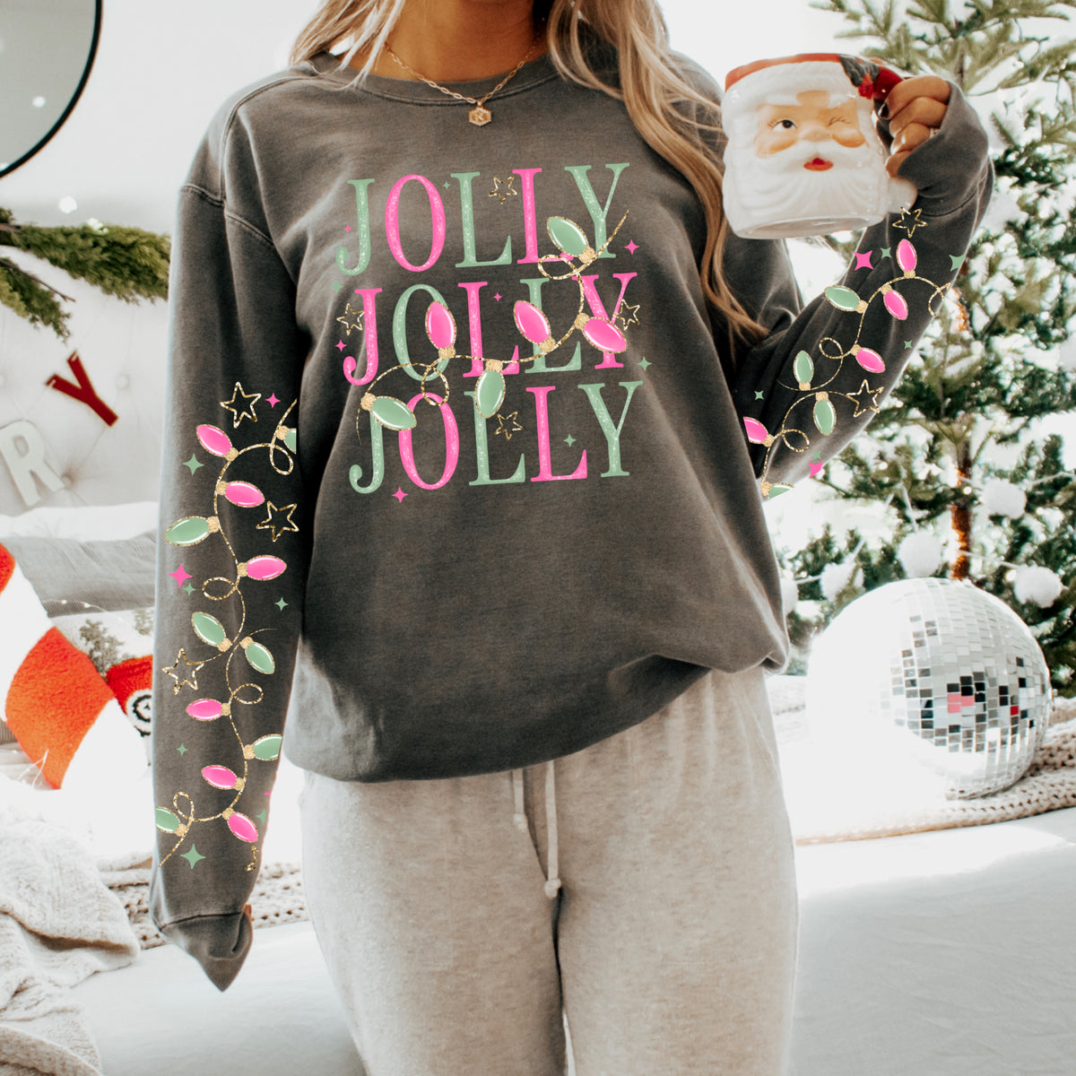 Jolly Jolly lights (set two sleeves) (csc) DTF Transfer