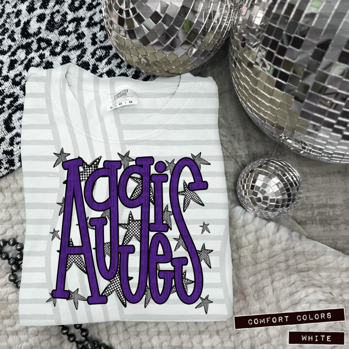 Purple Staggered Mascots (Caplinger)