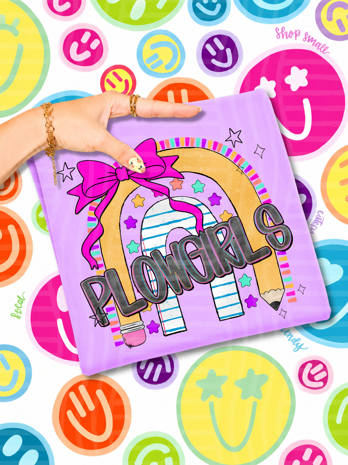 Plowgirls rainbow crayon (CAPLINGER) DTF Transfer