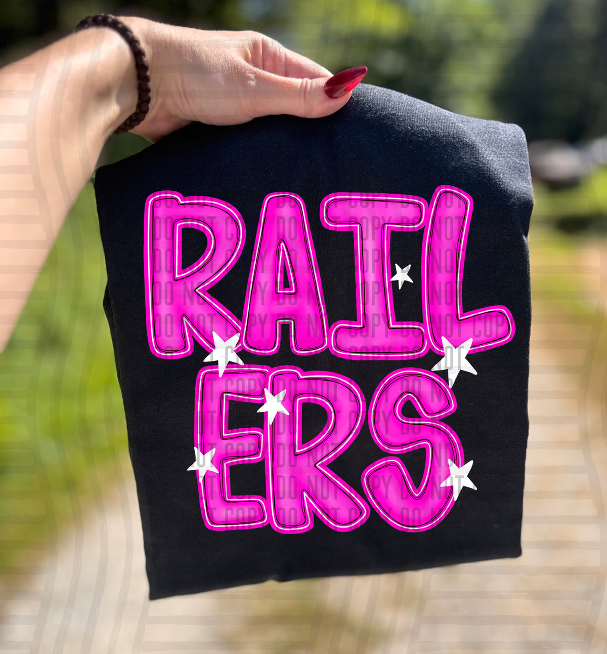 Railers Pink And Preppy Split 112932 DTF transfer