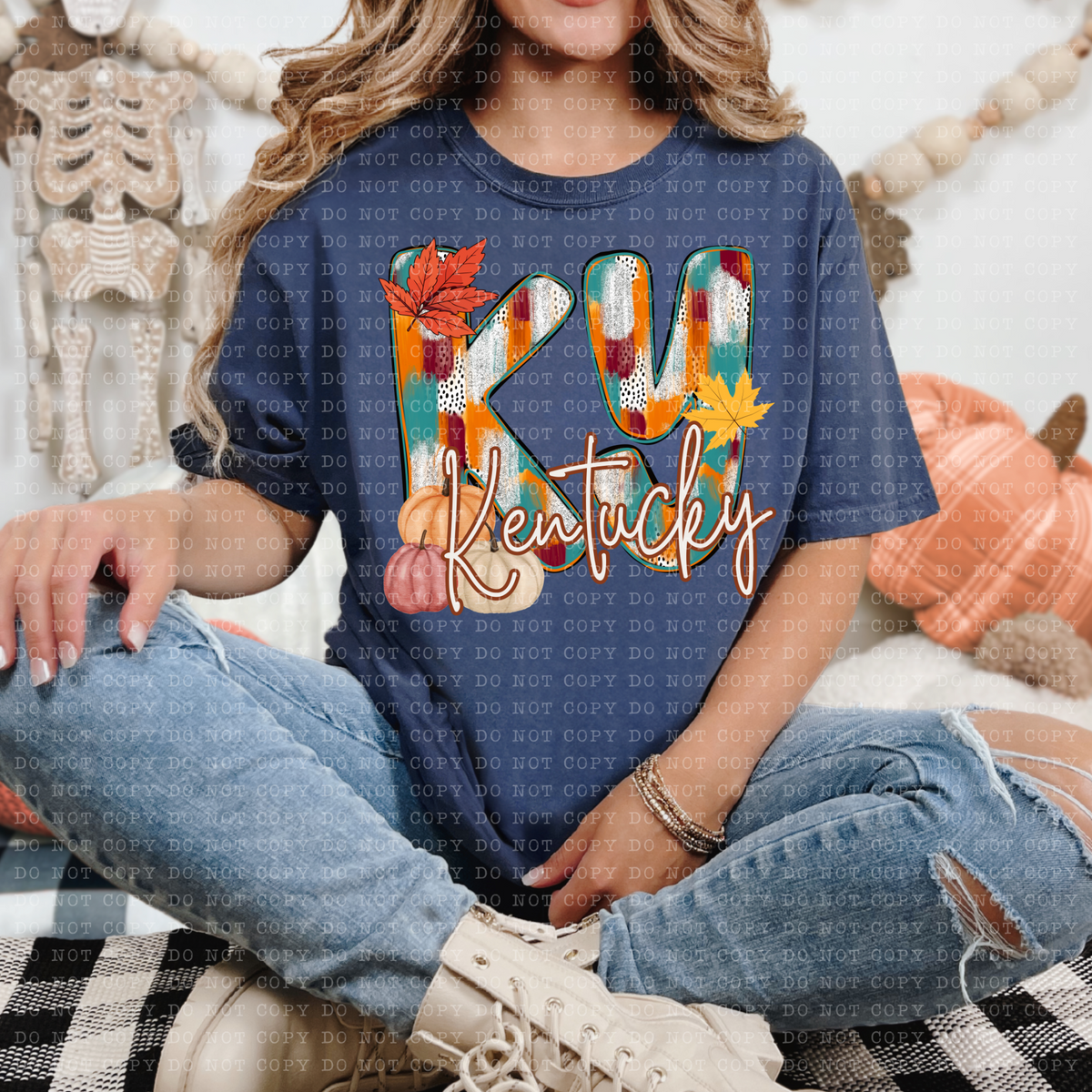 KY Kentucky Fall Watercolor 59787 DTF Transfer