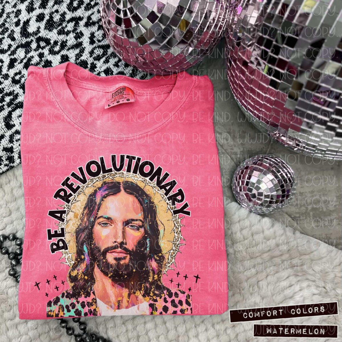 Be a revolutionary black font (Vehement) 99110 DTF transfer