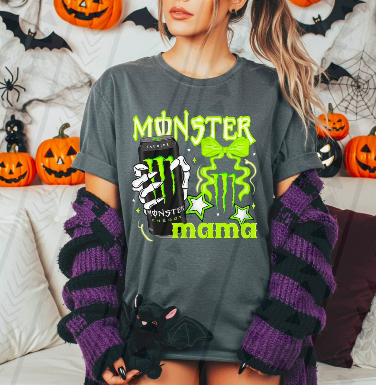 Monster Mama Energy Drink TGG DTF transfer