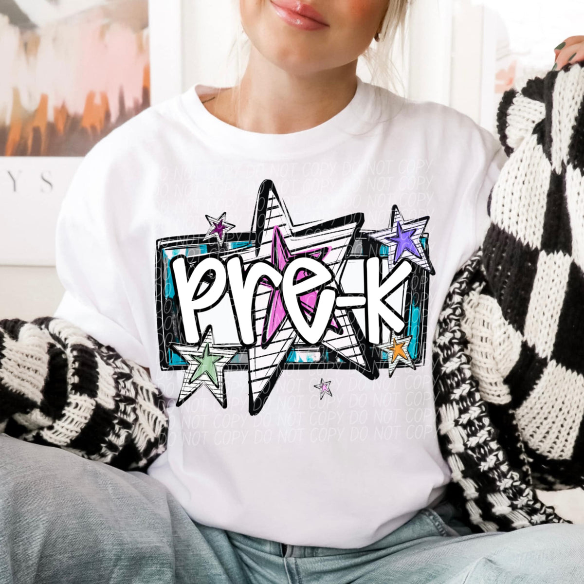 Pre-k stars (CITY) 85471 DTF transfer