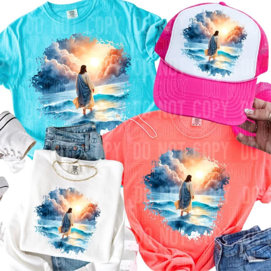 Walking on water 103283 DTF transfer