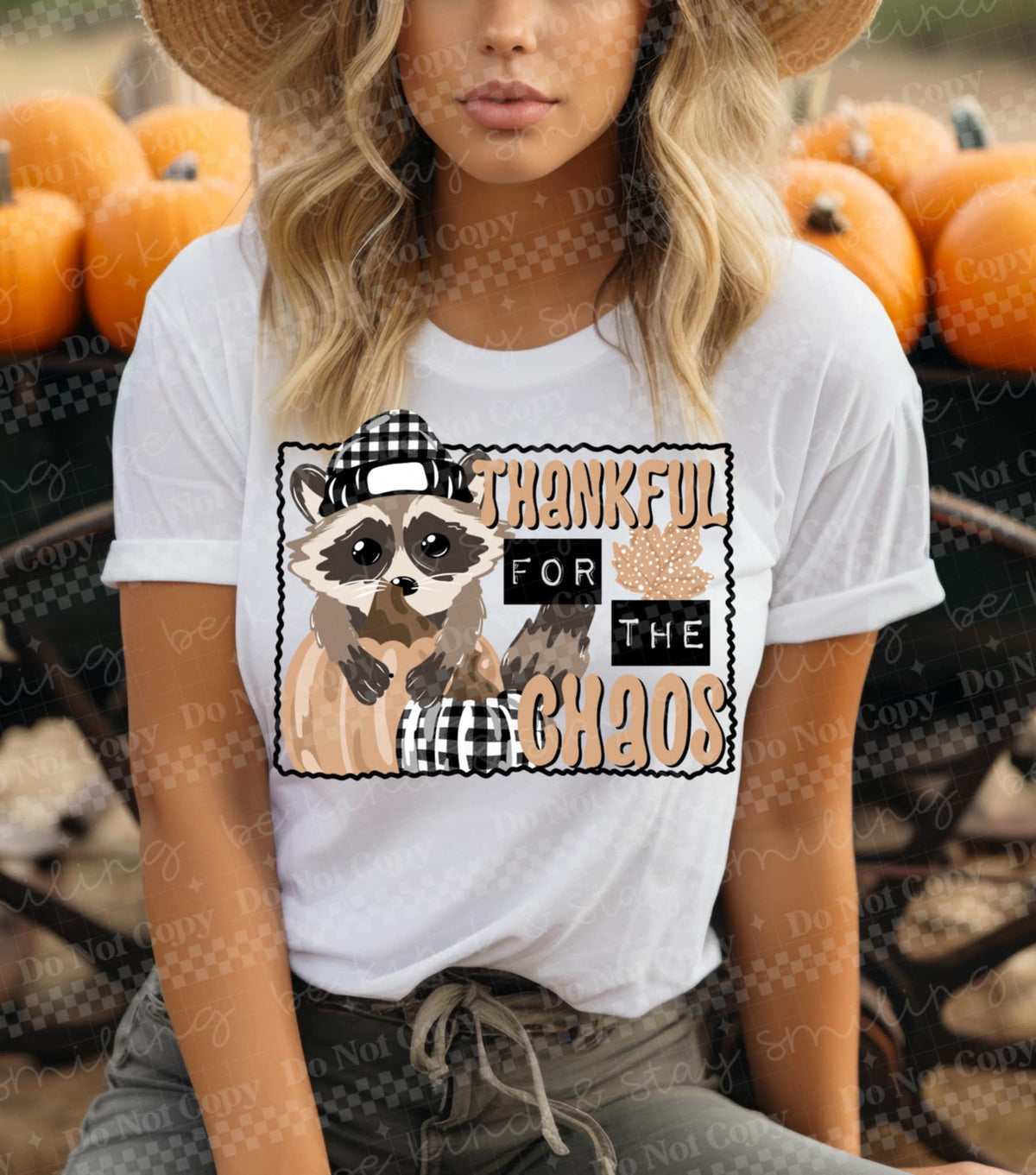 Thankful for the Chaos raccoon (CMLD) 116688 DTF Transfer