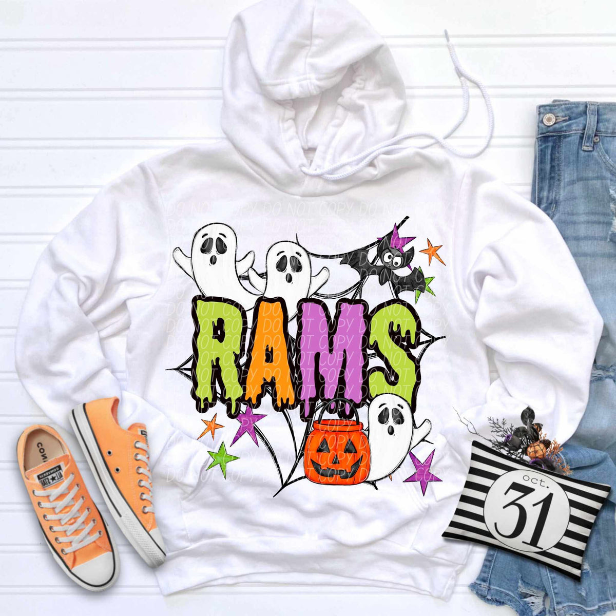 Rams Halloween (City) DTF transfer