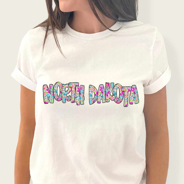 North Dakota paisley filled (CITY) 52390 DTF transfer