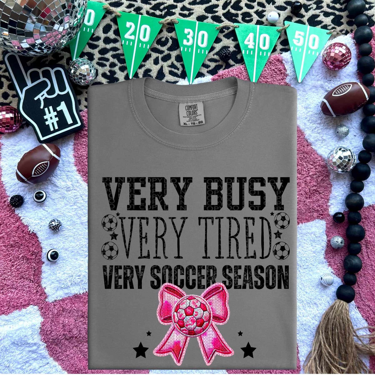 Very busy very tired very soccer season (HW) 60060 DTF transfer