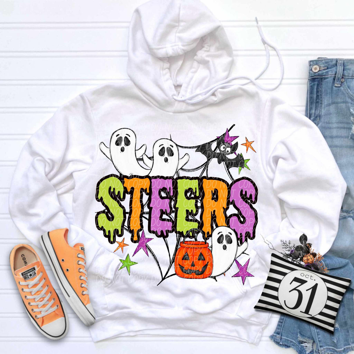 Steers Halloween (City) DTF transfer