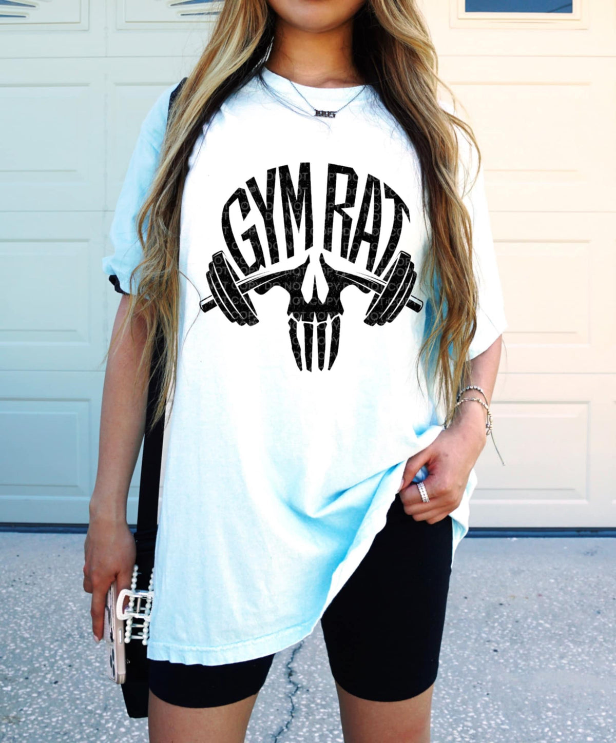 Gym rat black font (SCG) 96274 DTF transfer