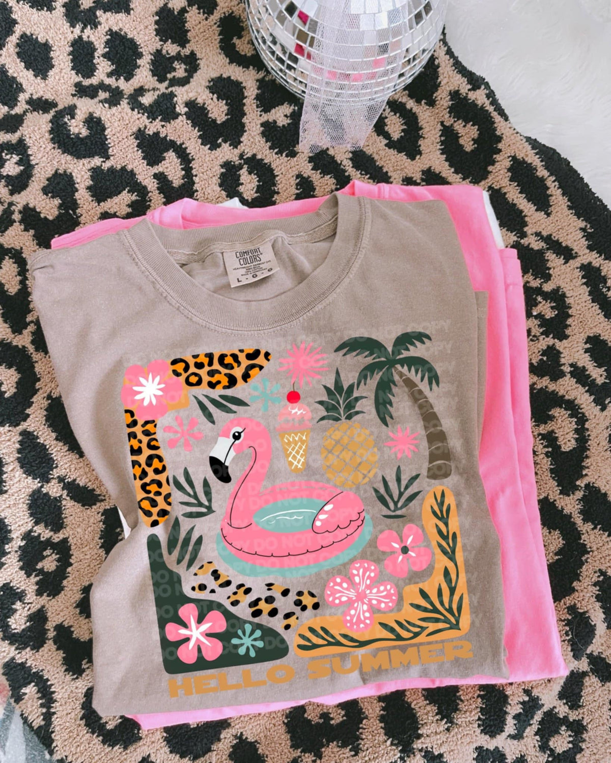 Flamingo floaty (SCG) 96306 DTF transfer