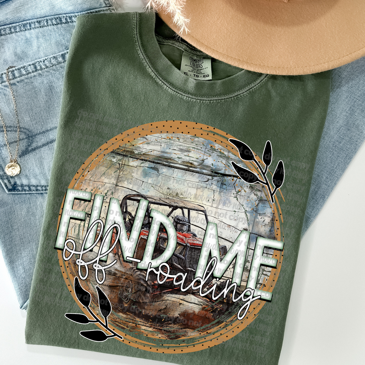 Find me off roading (TTD) 96487 DTF transfer