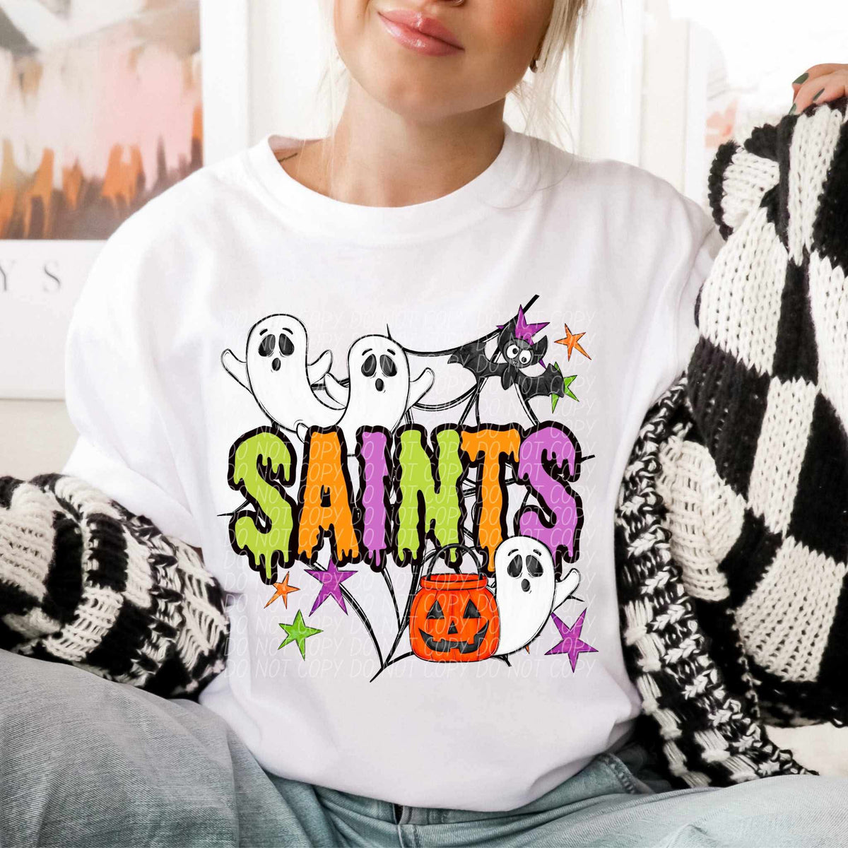 Saints Halloween (City) DTF transfer