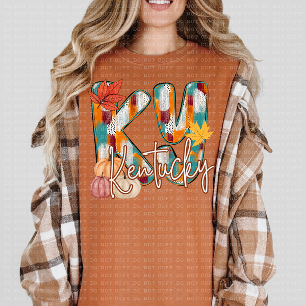 KY Kentucky Fall Watercolor 59787 DTF Transfer