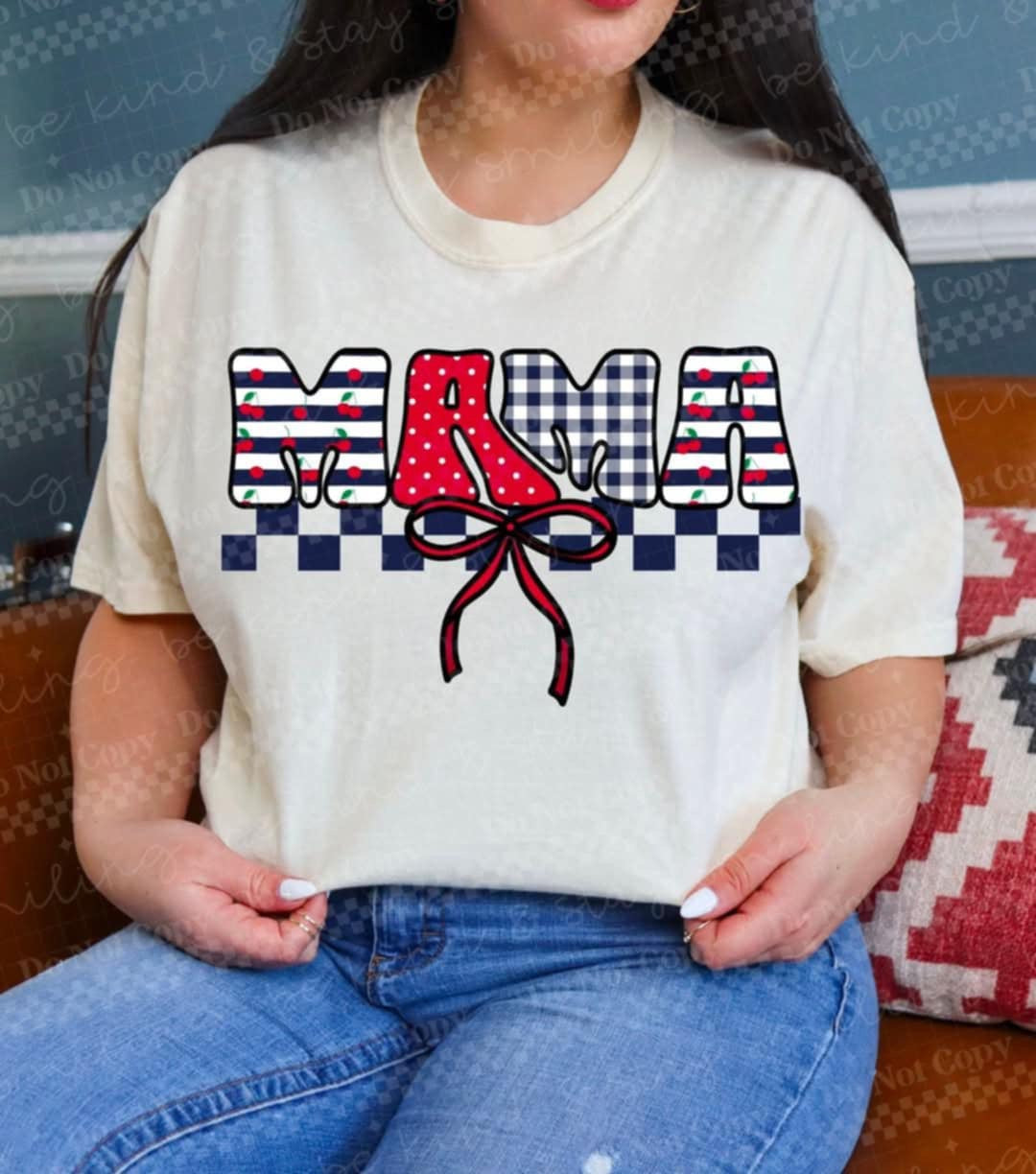 Mama red A (CMLD) 97270 DTF transfer