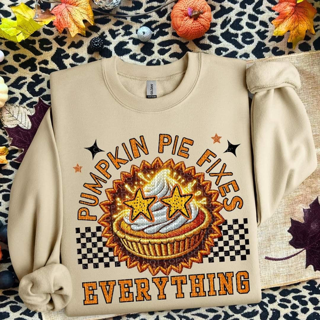 Pumpkin pie fixes everything (HW) 60089 DTF transfer