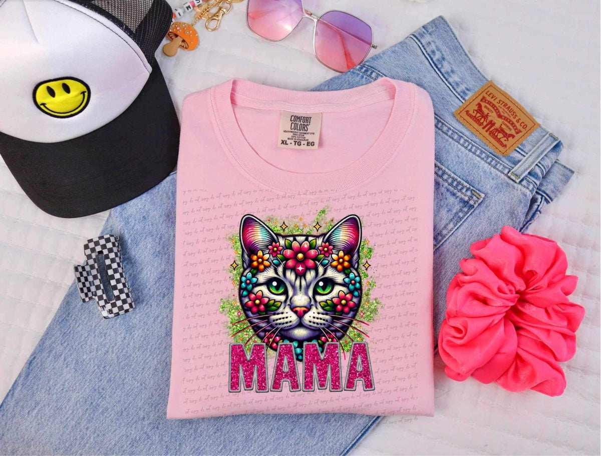 Tiger Cat Mama 13876 DTF transfer