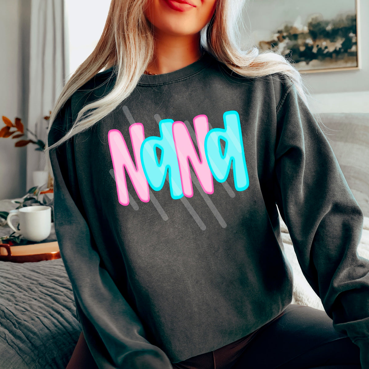 Nana pink and blue (WNDD) 114217 DTF transfer