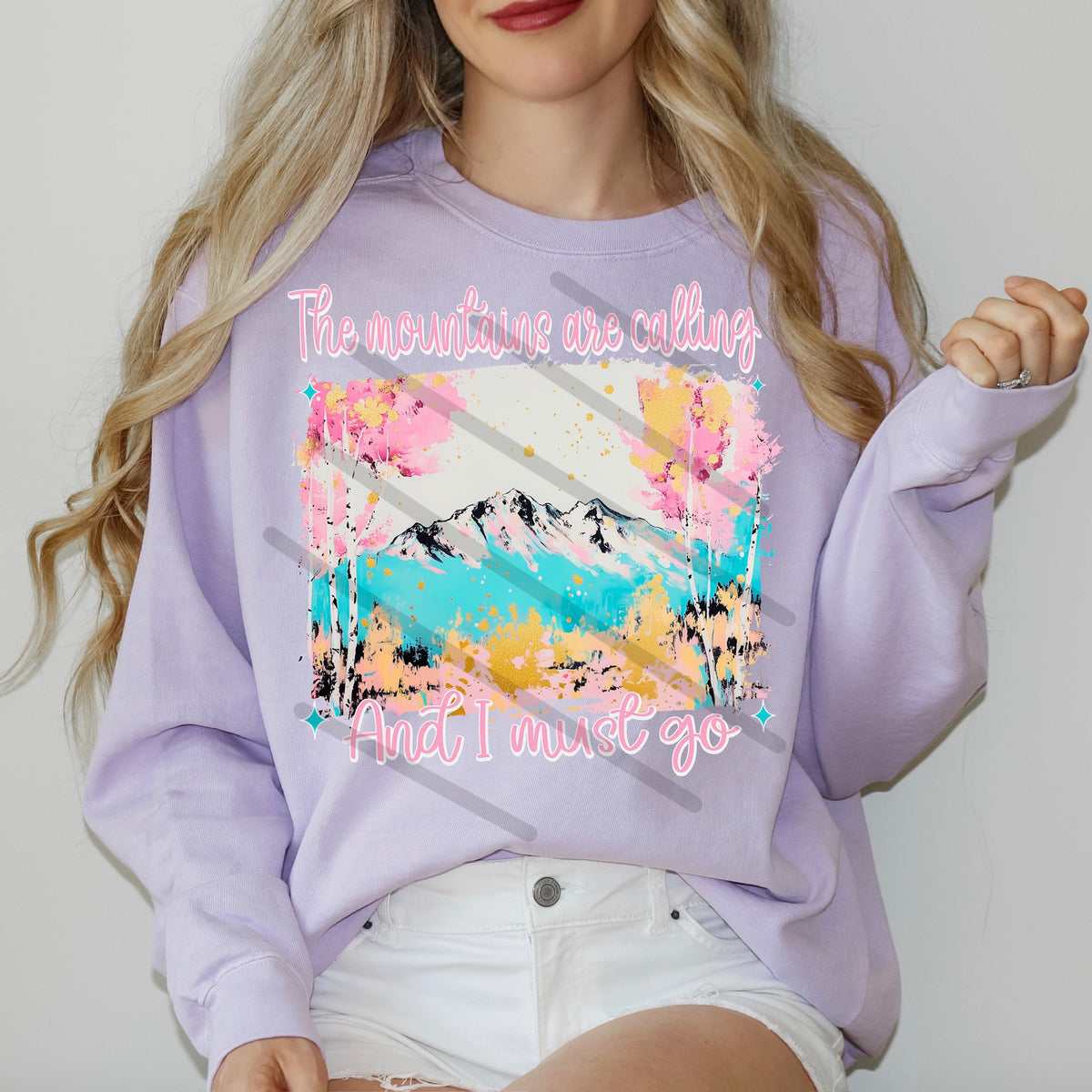 The Mountains are Calling 114049 DTF transfer