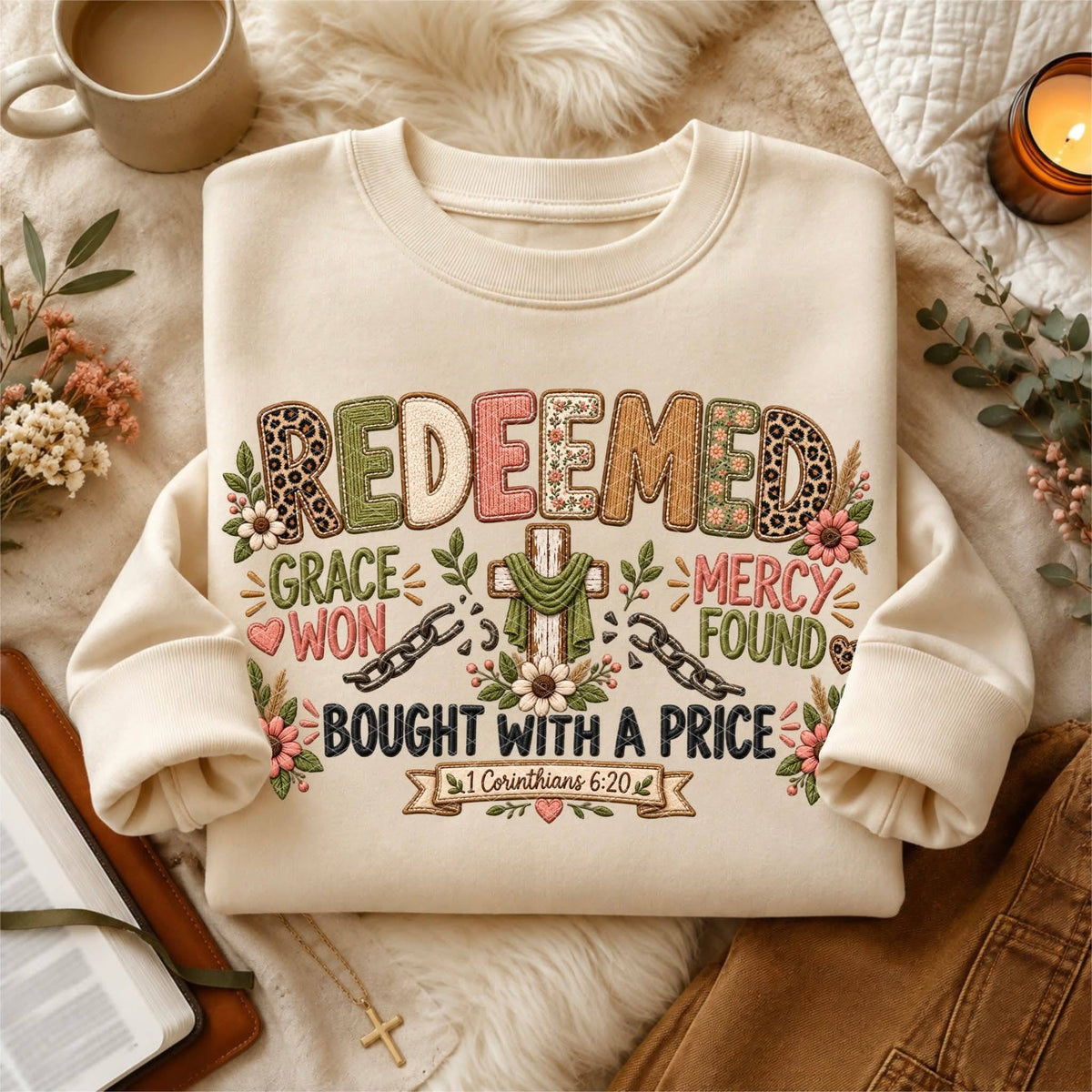 Redeemed bought with a price (SDD) DTF Transfer