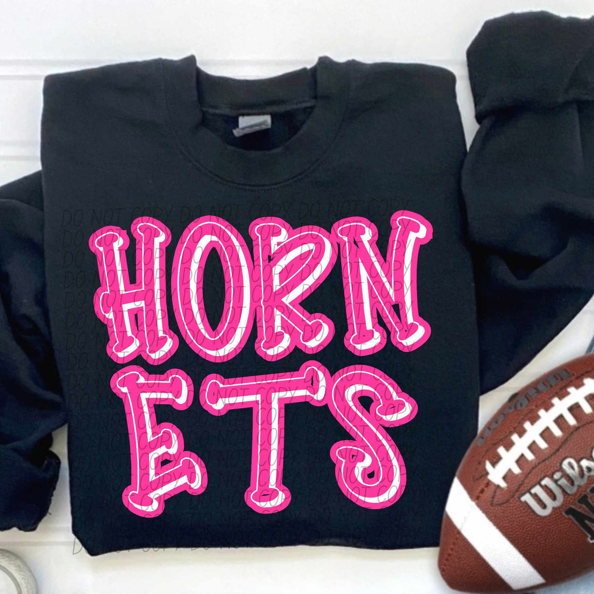 Hornets hot pink 55319 DTF transfer