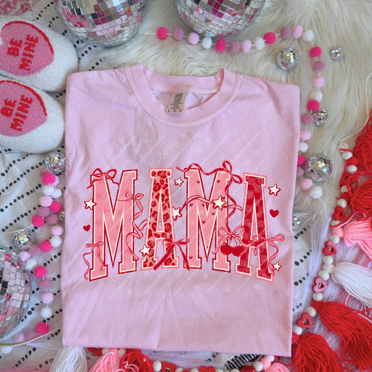 Mama bows (scarlow) DTF transfer