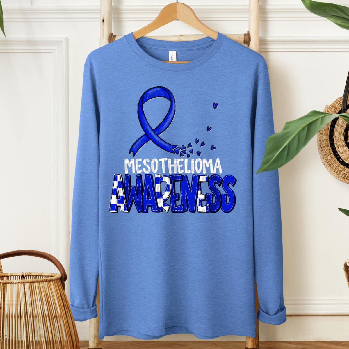 Mesothelioma awareness ribbon (SDD) 107683 DTF transfe