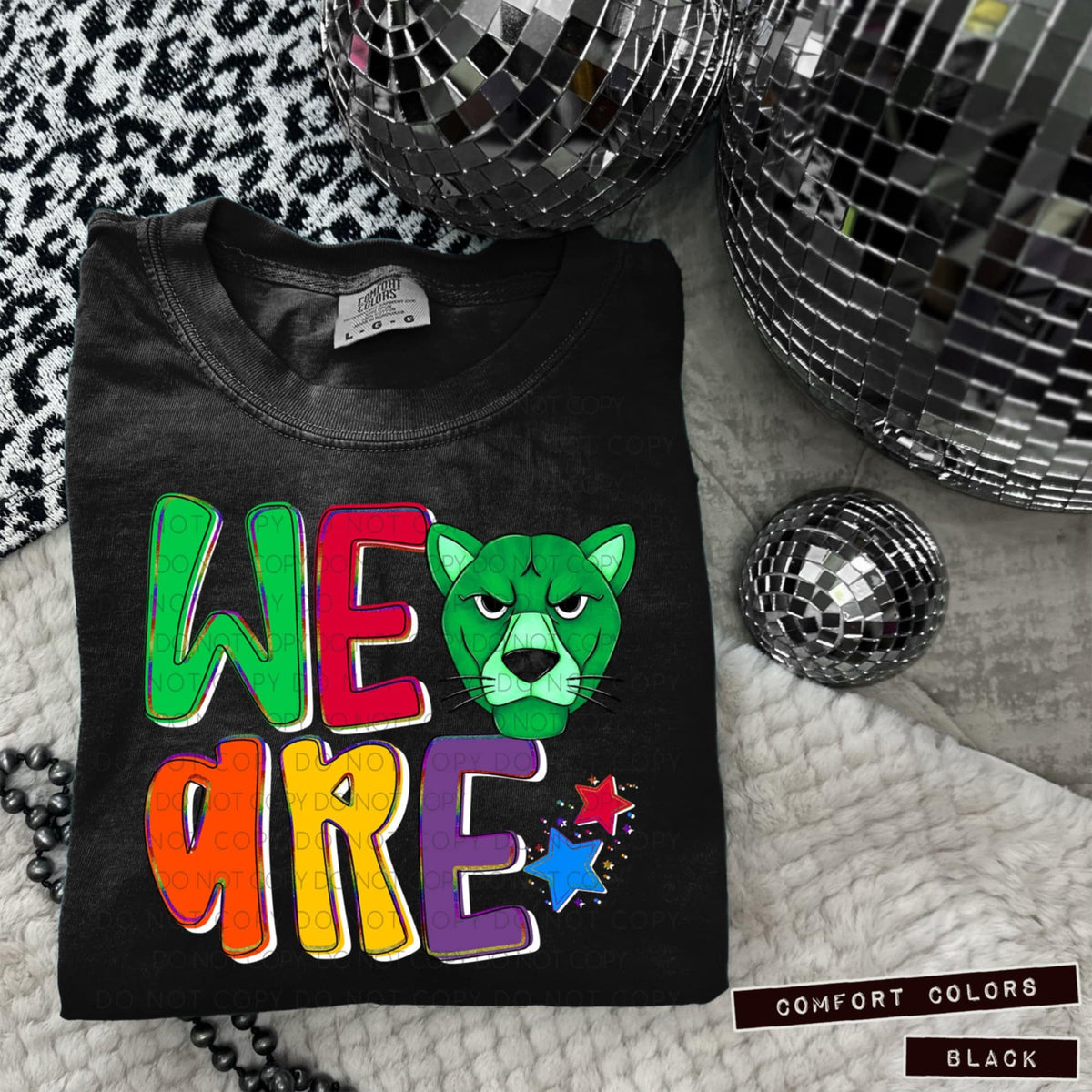 We are cougars green (Caplinger) 100780 DTF transfer