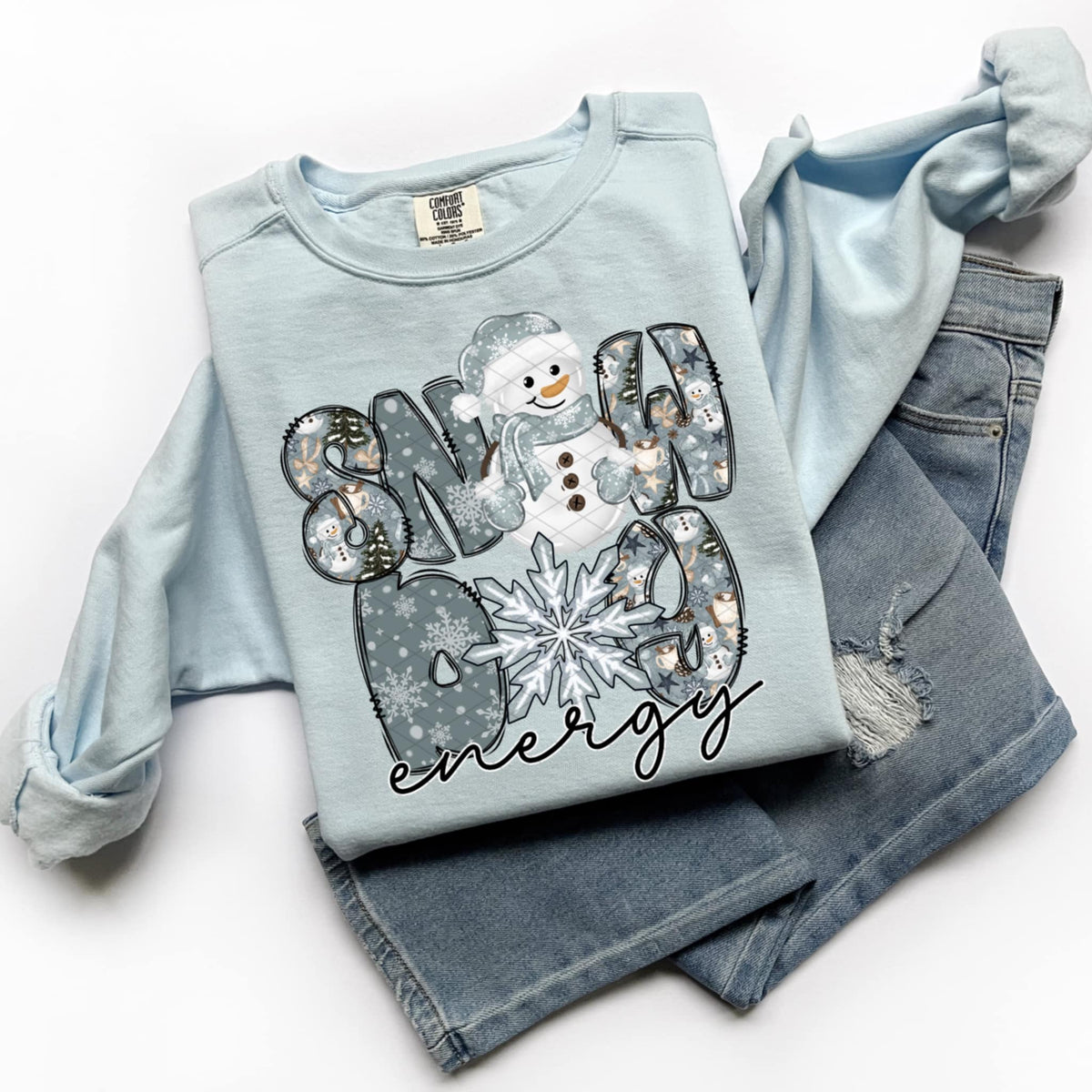 Snow Day Energy Snowman (SDD) DTF Transfer