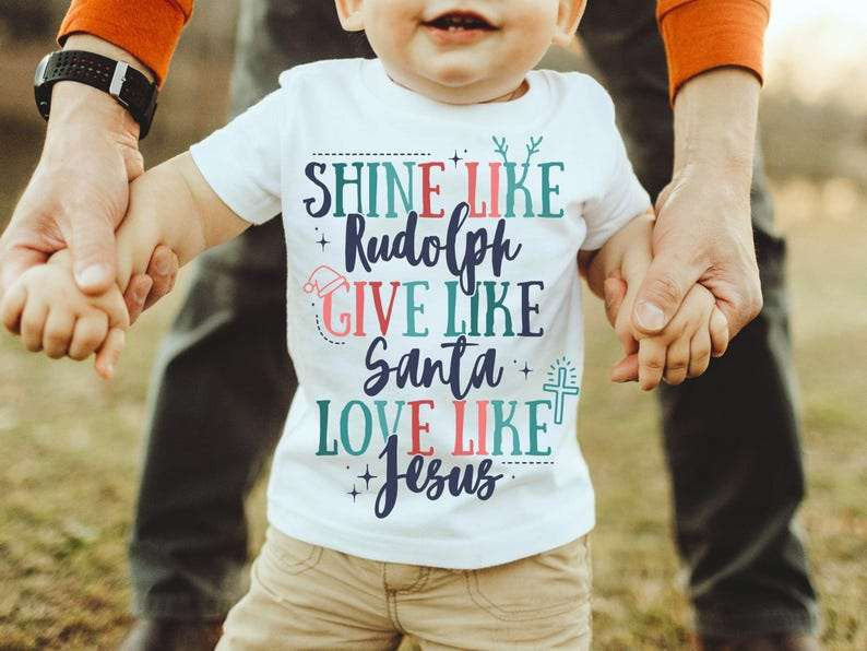 Shine like Rudolph (KARTA) 67113 DTF transfer