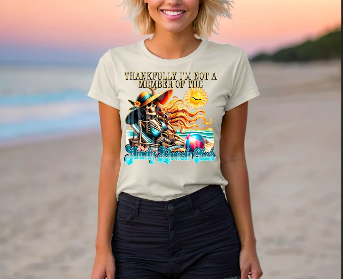 Thankfully I’m not a member of the shady beach club 98723 DTF transfer