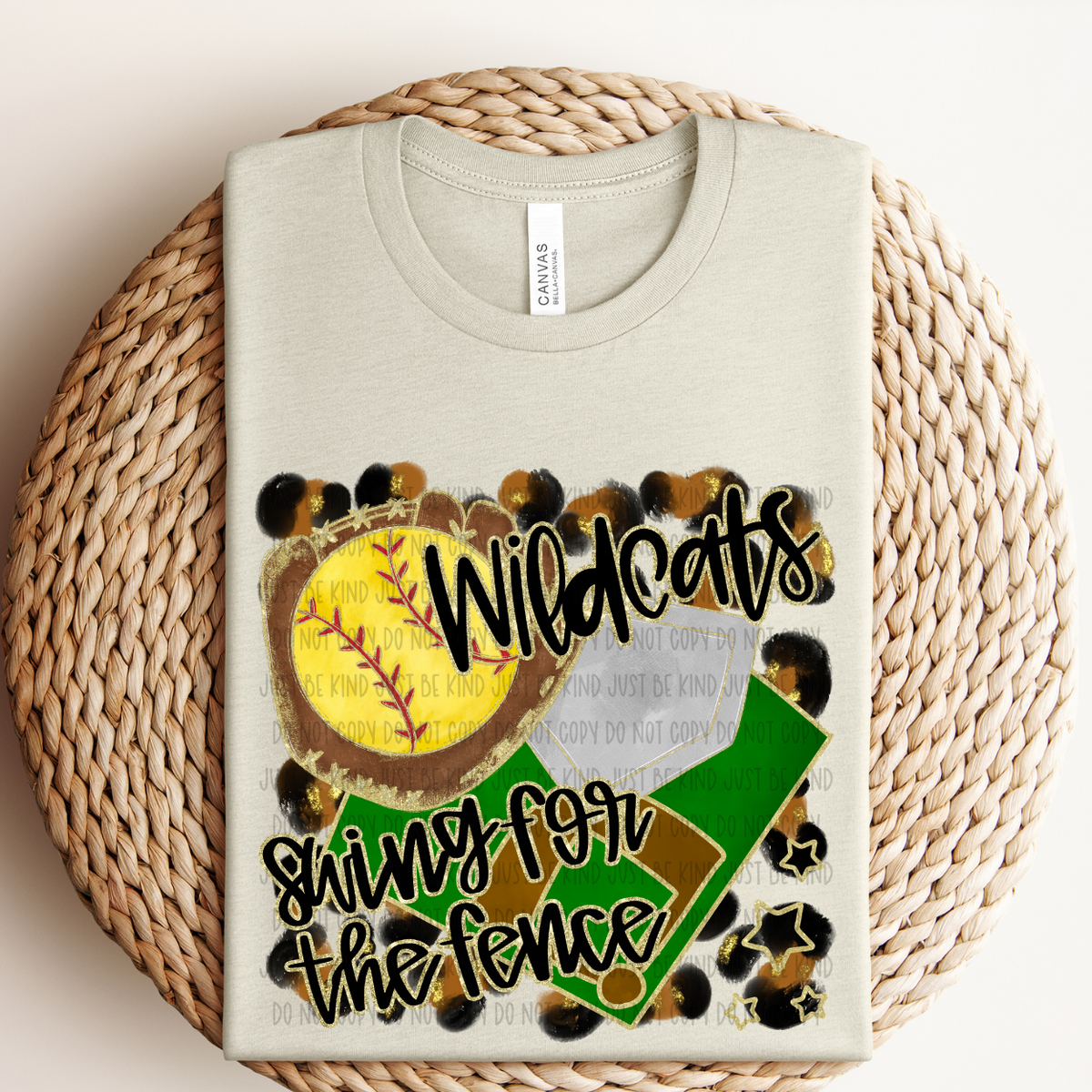 Softball Wildacts For The Fence (Caplinger) 83522 DTF Transfer
