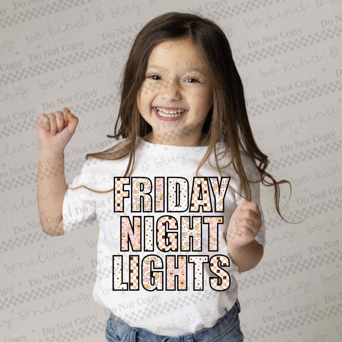 Friday night lights GIRL 107010 DTF transfer