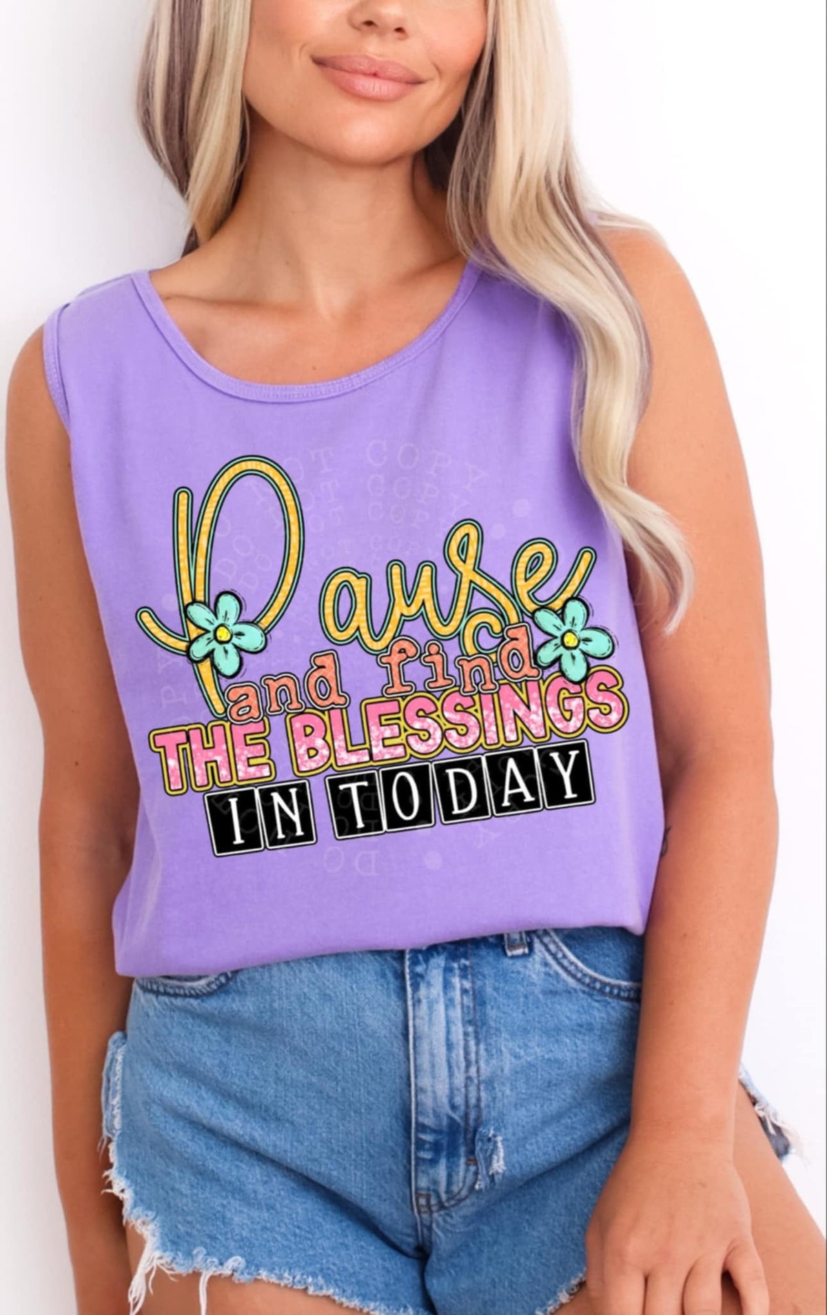 Pause and find the blessings in today 94418 DTF transfer