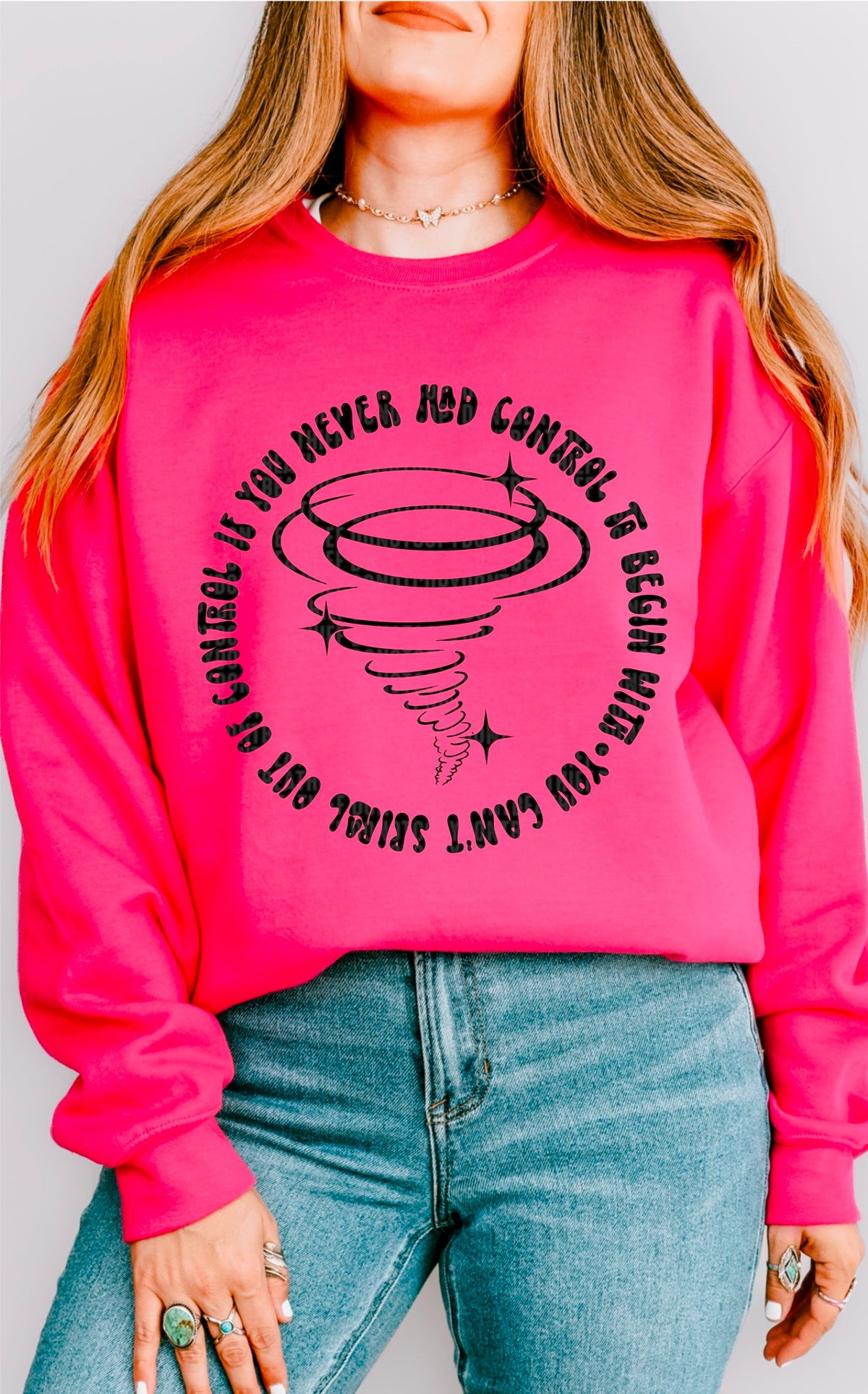 You can’t spiral out of control circle 91758 DTF transfer