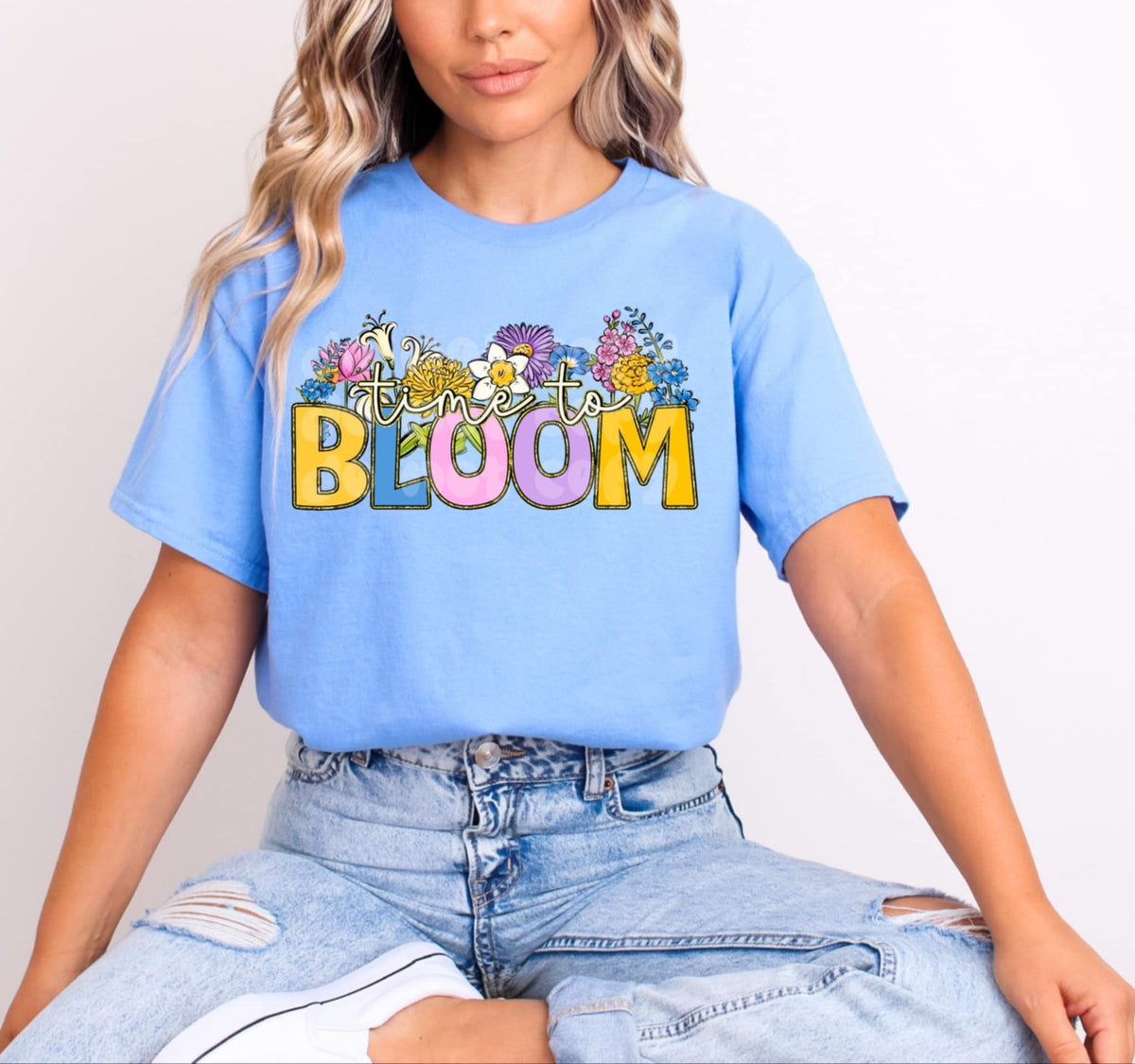 Time to bloom 94331 DTF transfer