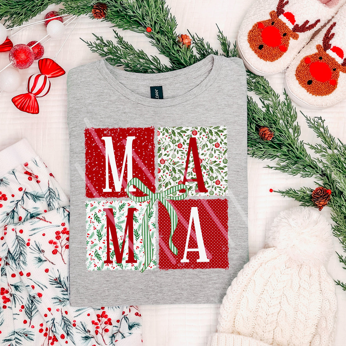 Mama Decorative Squares (MZ) 113532 DTF Transfer