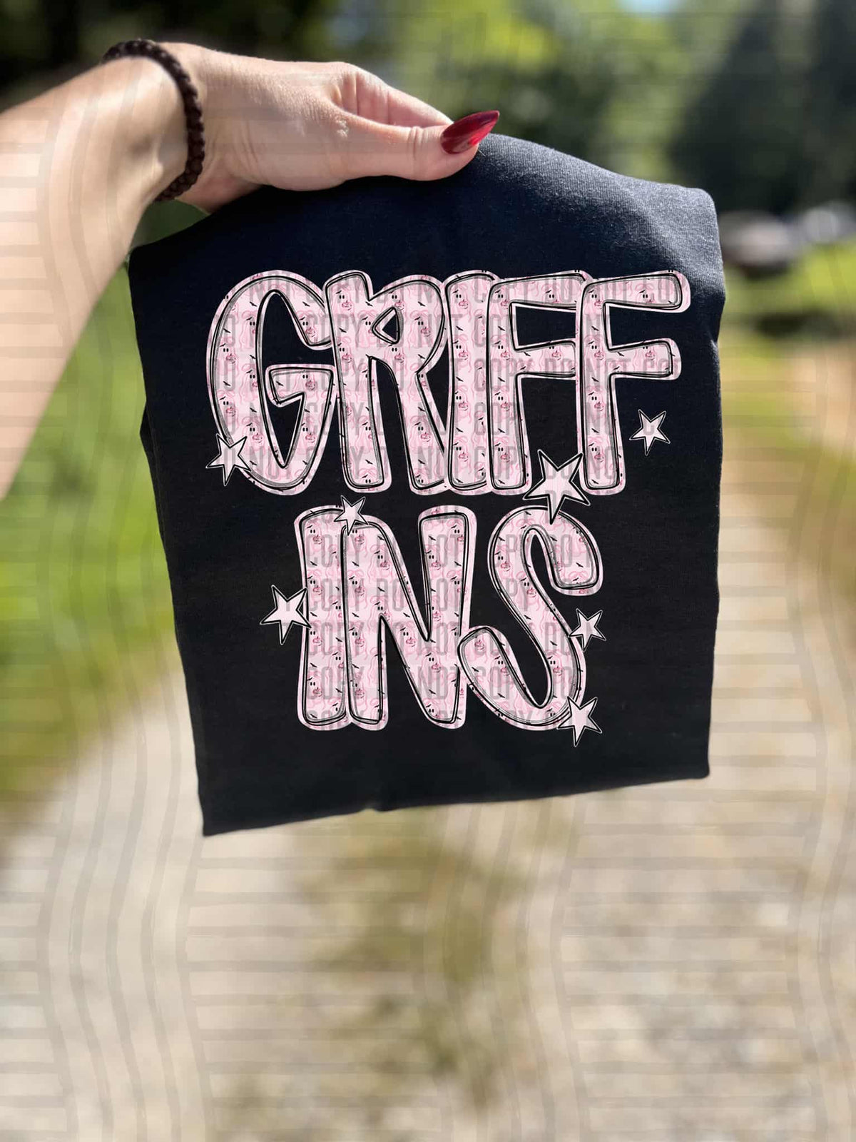Griffins Mascot ghost (caplinger) DTF transfer