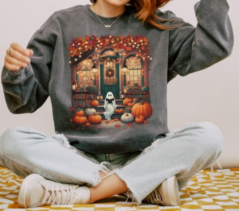 Reading ghost fall scene 107791 DTF transfer