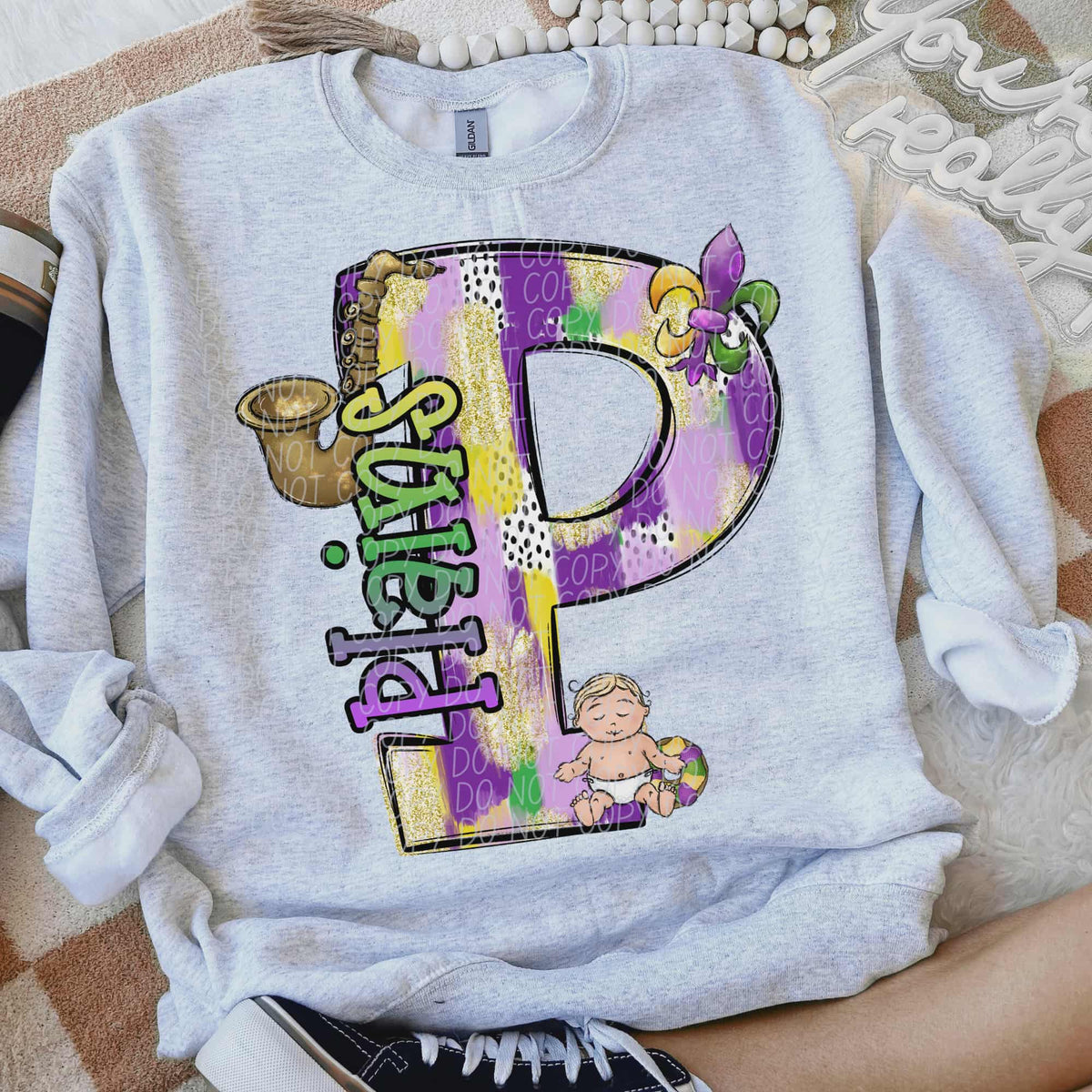 Plains Mardi Gras (city) DTF Transfer