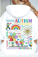 Autism awareness groovy 64956 DTF transfer