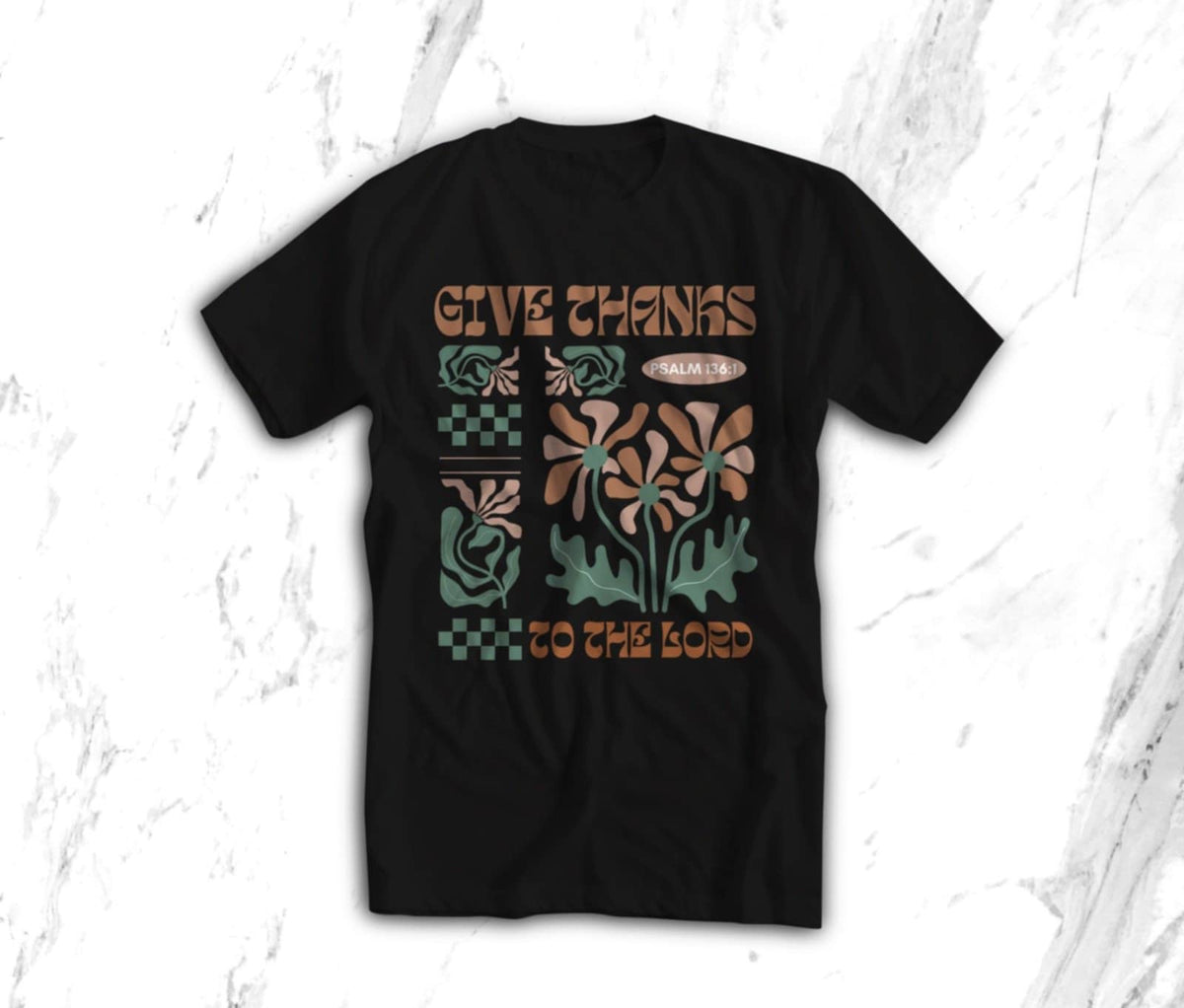 Give thanks for the lords is good 106123 DTF transfer