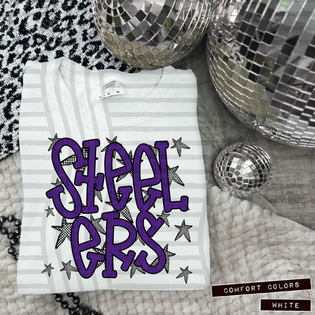 Purple Staggered Mascots (Caplinger)