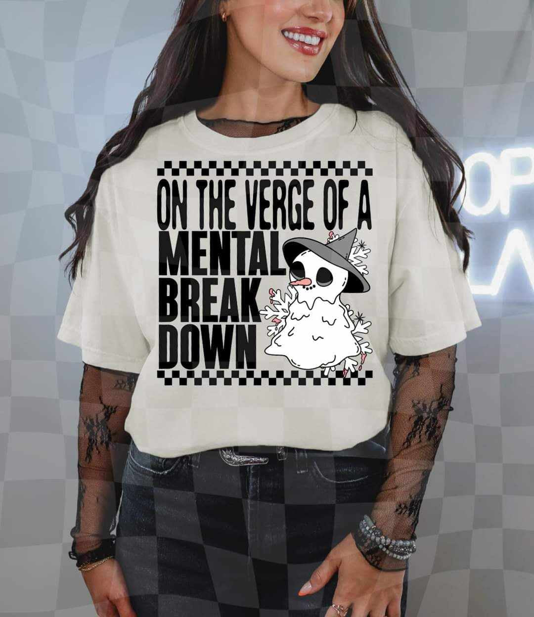 On the verge of a mental break down (LYTTLE) 65790 DTF transfer