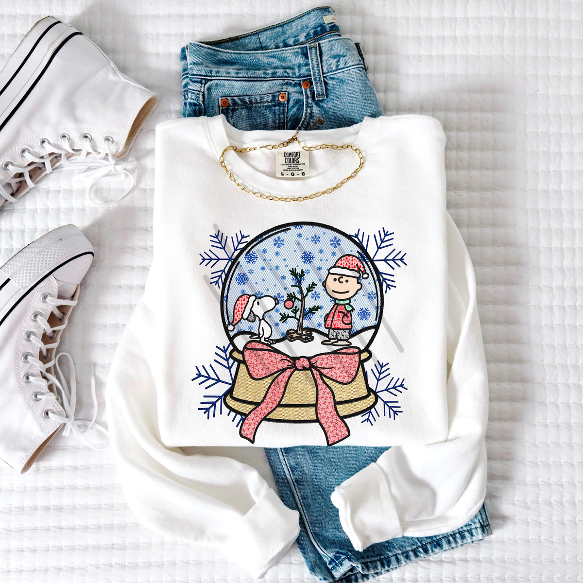 Peanut snowglobe (ss/renewed) 114471 DTF transfer