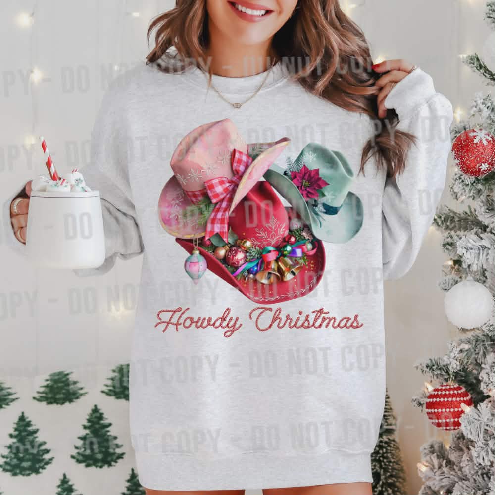 Howdy Christmas (parker) DTF transfer